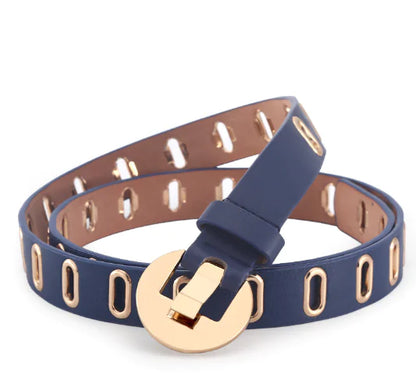 Adjustable Waist Belt with Alloy Pin Buckle