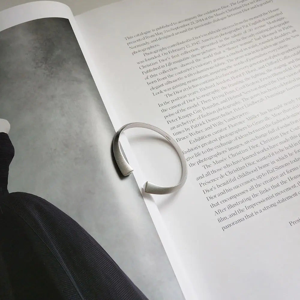 Frosted Silver Bracelet and Bangle Collection