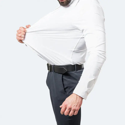 Men's Wrinkle-Resistant Stretch Dress Shirt (Slim Fit)