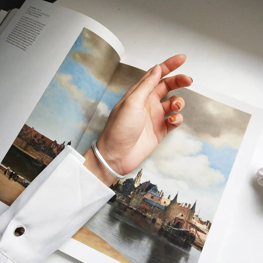 Frosted Silver Bracelet and Bangle Collection