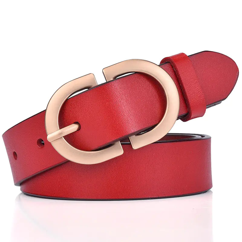 Genuine Leather Women's Belt for Casual Wear
