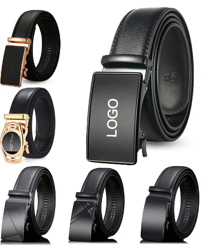 Men's Premium Leather Belt with Automatic Buckle