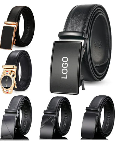 Men's Premium Leather Belt with Automatic Buckle