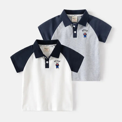 Boys' Short Sleeve T-Shirt Polo