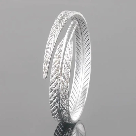Adjustable Angel Feather Bracelet and Bangle