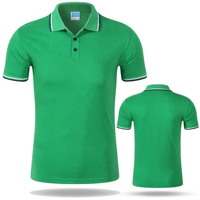 Men's Cotton Polo Short Sleeve Work T-Shirt