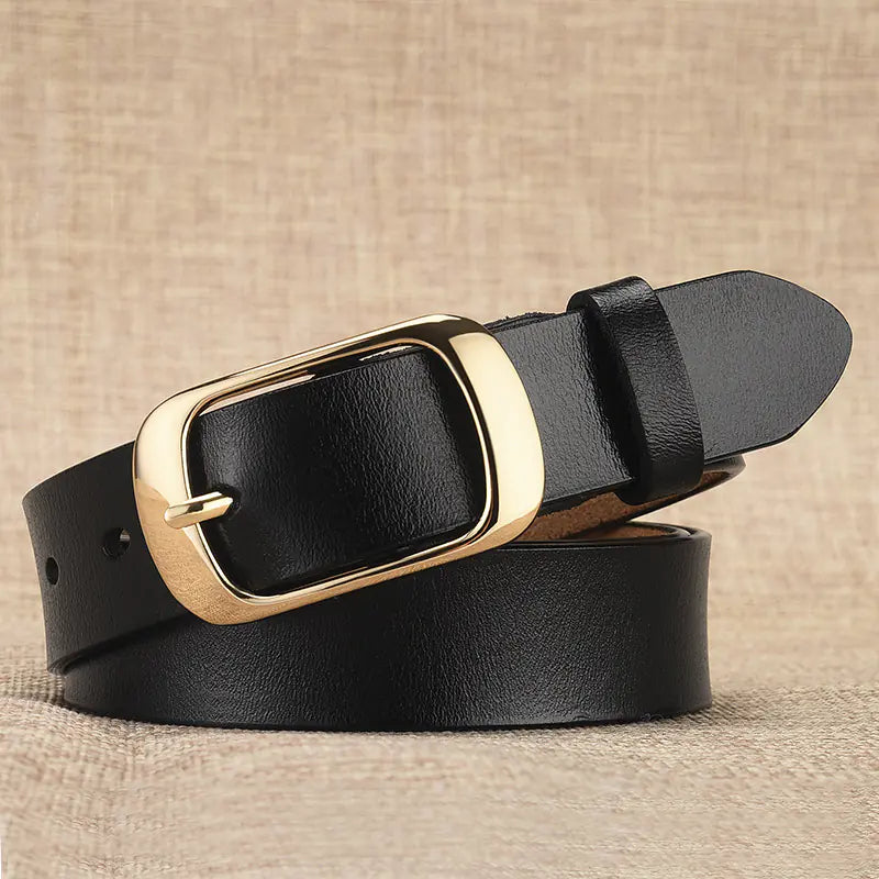 Women's Genuine Leather Belt - Versatile & Classic Style