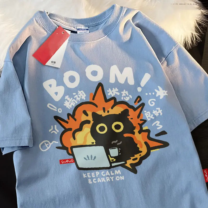 Cartoon Cotton T-Shirt