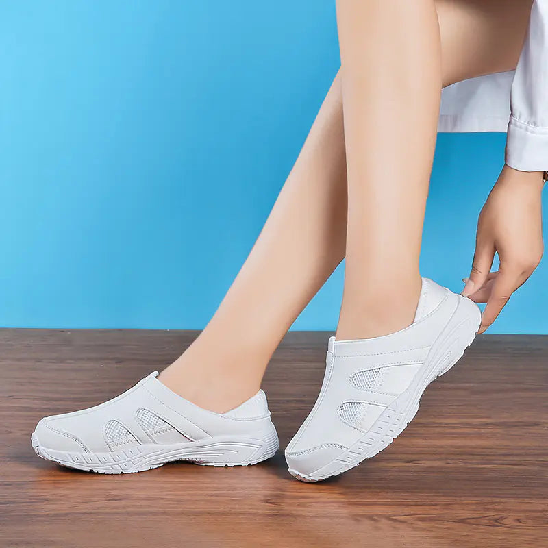 Flat Shoes, White Sneakers