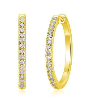 925 Sterling Silver Fashion Moissanite Earring