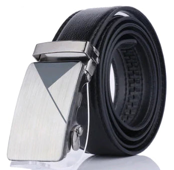 Versatile Men's PU Leather Automatic Buckle Belt
