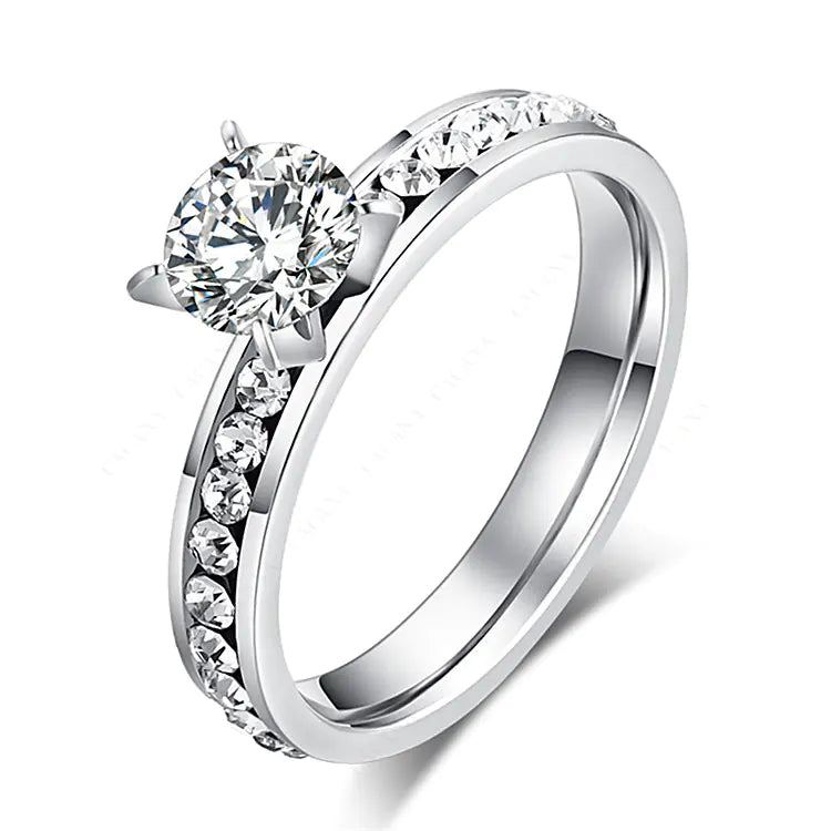 خاتم مرصع بأحجار الراين