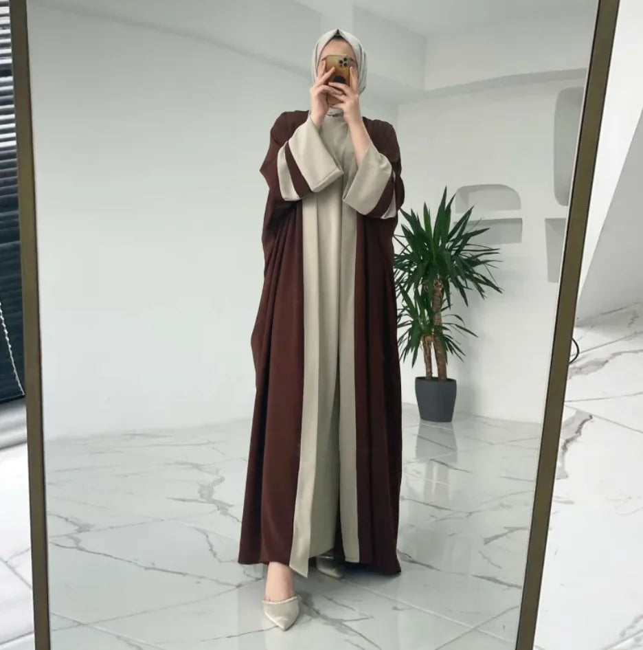 Two-Piece Abaya Long Dress