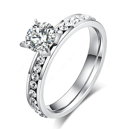 خاتم مرصع بأحجار الراين