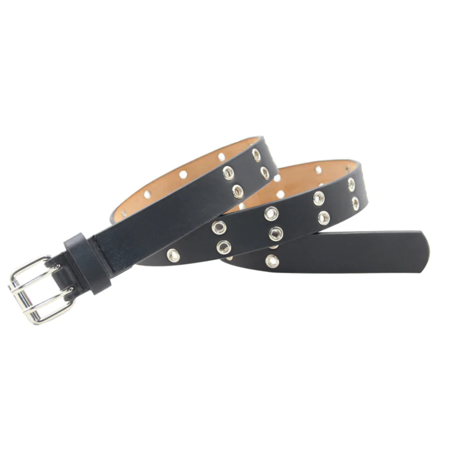 Trendy Women's Belt with Double Pin Buckle