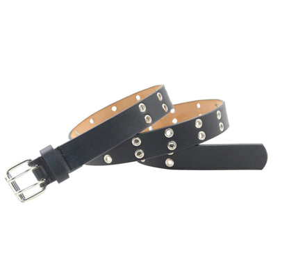 Trendy Women's Belt with Double Pin Buckle
