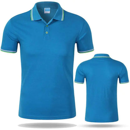 Men's Cotton Polo Short Sleeve Work T-Shirt