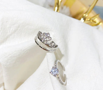 Crown Ring, Index Finger Ring, and Toe Ring