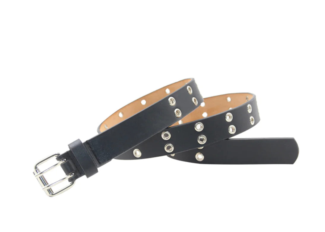 Trendy Women's Belt with Double Pin Buckle