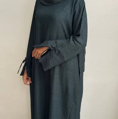 2025 New Ramadan Abaya for Women - Solid Color Robe