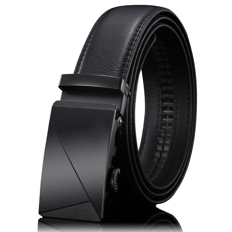 Men's Premium Leather Belt with Automatic Buckle