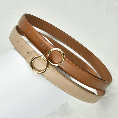 Fashionable Women's Genuine Leather Belt for Jeans