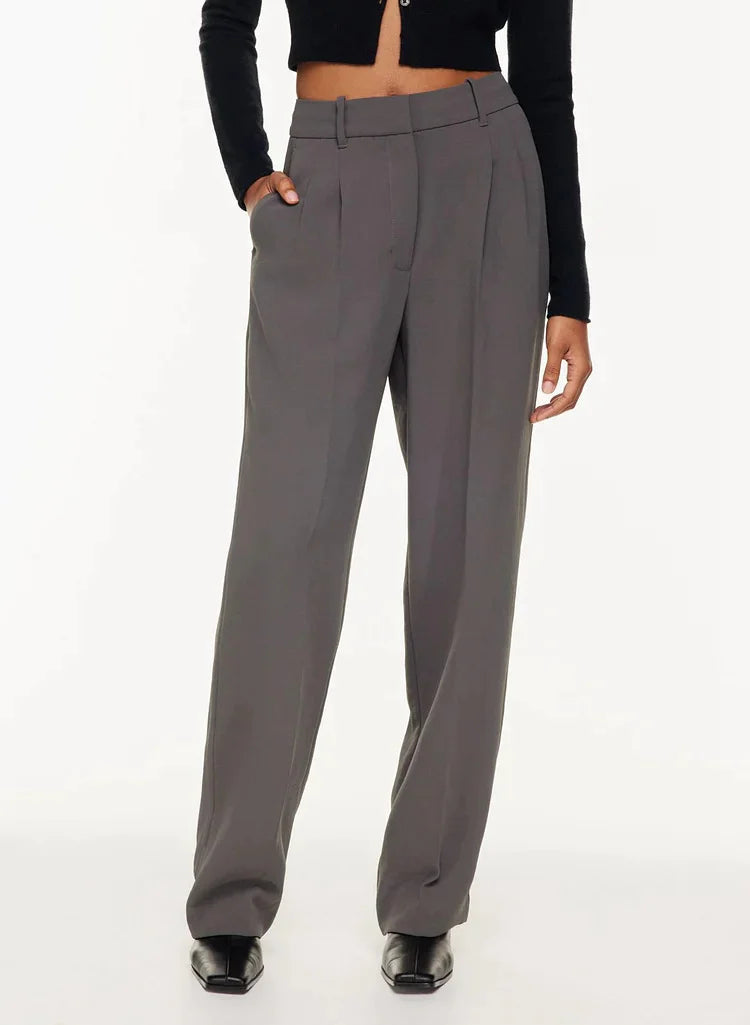 Wide-Leg Pant Suit