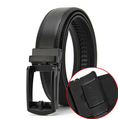 Genuine Leather Automatic Buckle Belt
