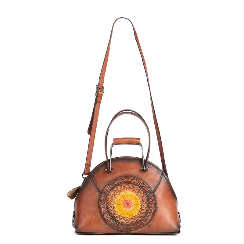 Vintage Leather Shell Bag for Women - Wholesale
