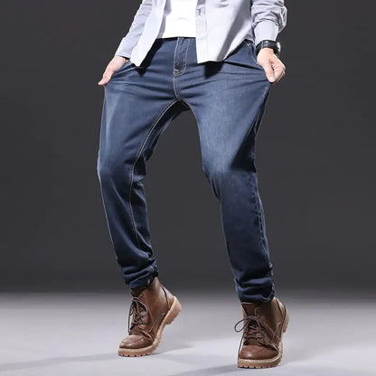 Men's Loose Straight Leg Jeans Trousers
