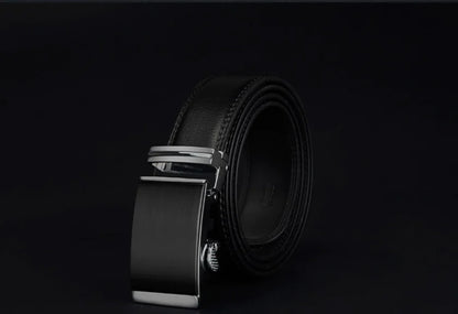 COWATHER Men's Genuine Leather Automatic Buckle Belt