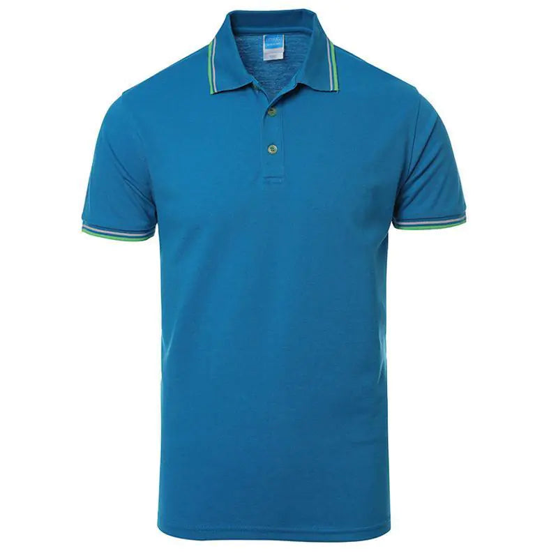 Men's Cotton Polo Short Sleeve Work T-Shirt