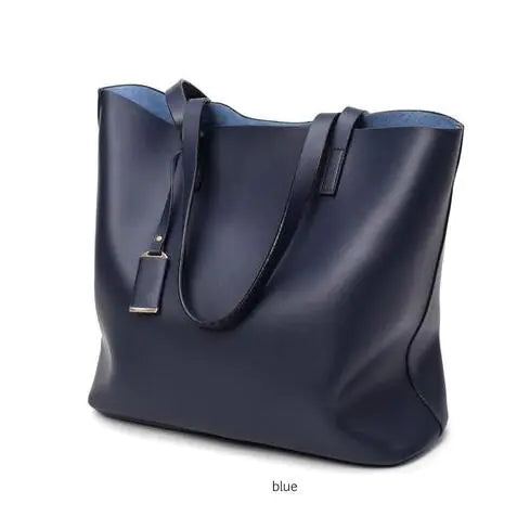 Leather Bucket Shoulder Bag