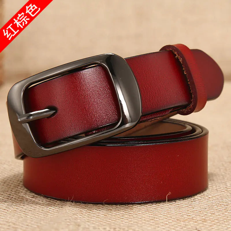 Women's Genuine Leather Belt - Versatile & Classic Style