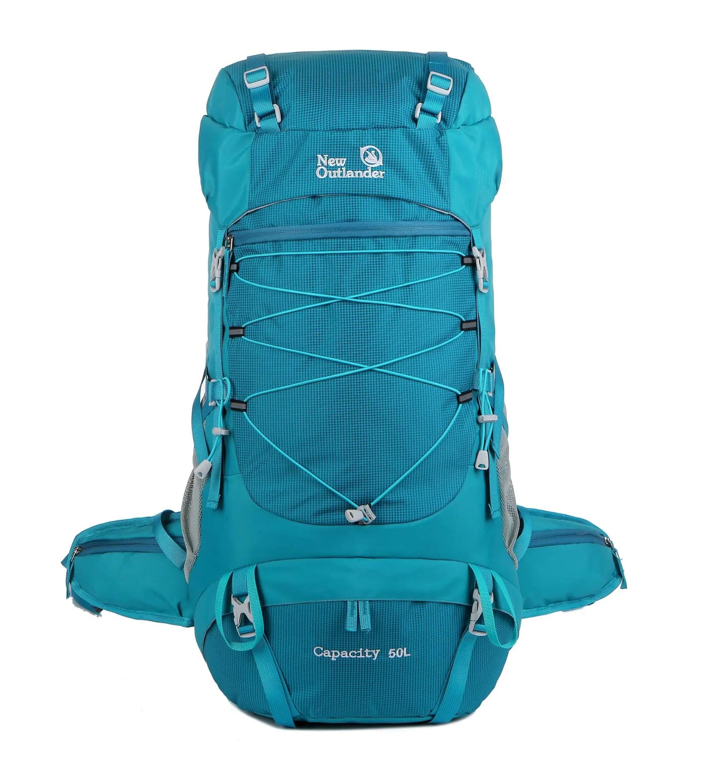 50L Large Capacity Nylon Hiking Backpack