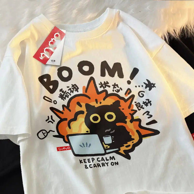 Cartoon Cotton T-Shirt