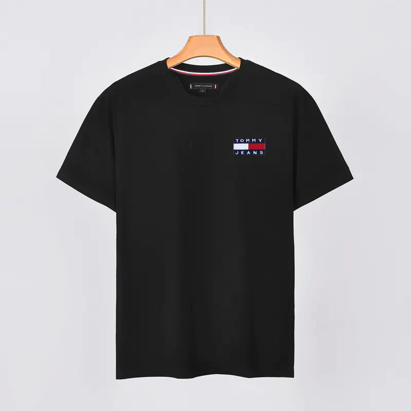 Tommy Men's Short Sleeve Cotton Crew Neck T-Shirt