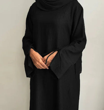 2025 New Ramadan Abaya for Women - Solid Color Robe