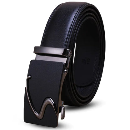 Men's Premium Leather Belt with Automatic Buckle