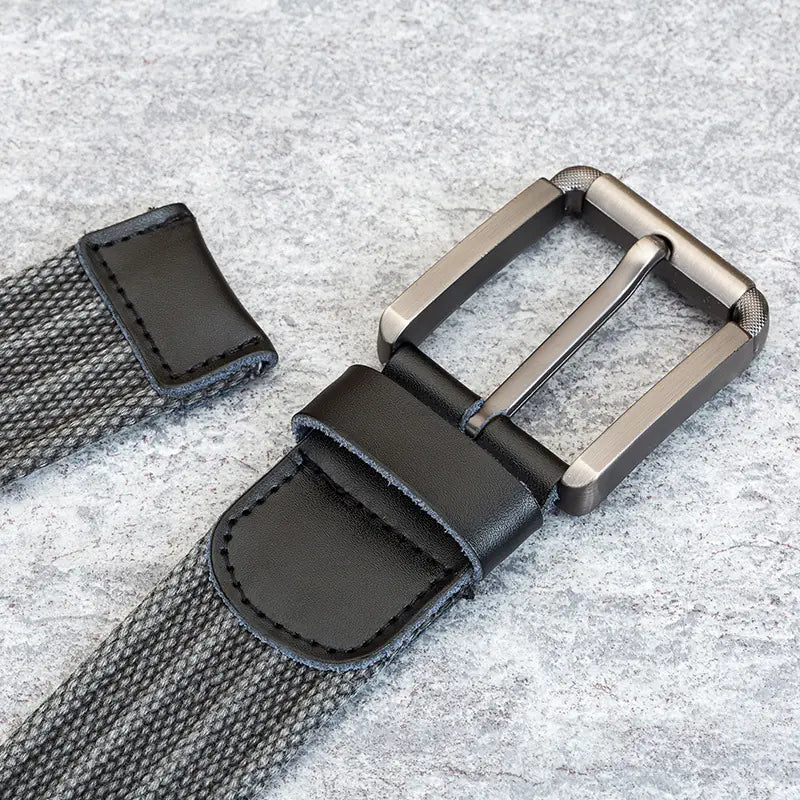 Men's Canvas Belt with Polyester Weaving - Wholesale