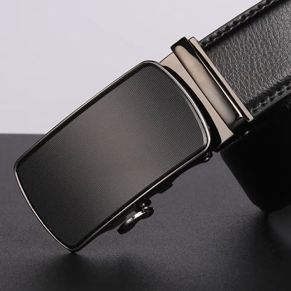Men's Premium Leather Belt with Automatic Buckle
