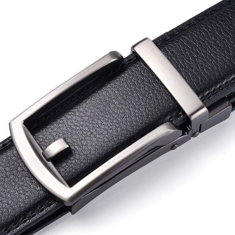Men's Genuine Leather Automatic Buckle Belt - Fashionable