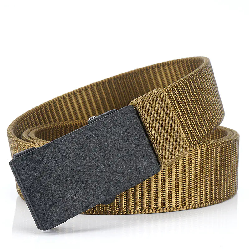 Men's Nylon Belt without Teeth or Holes