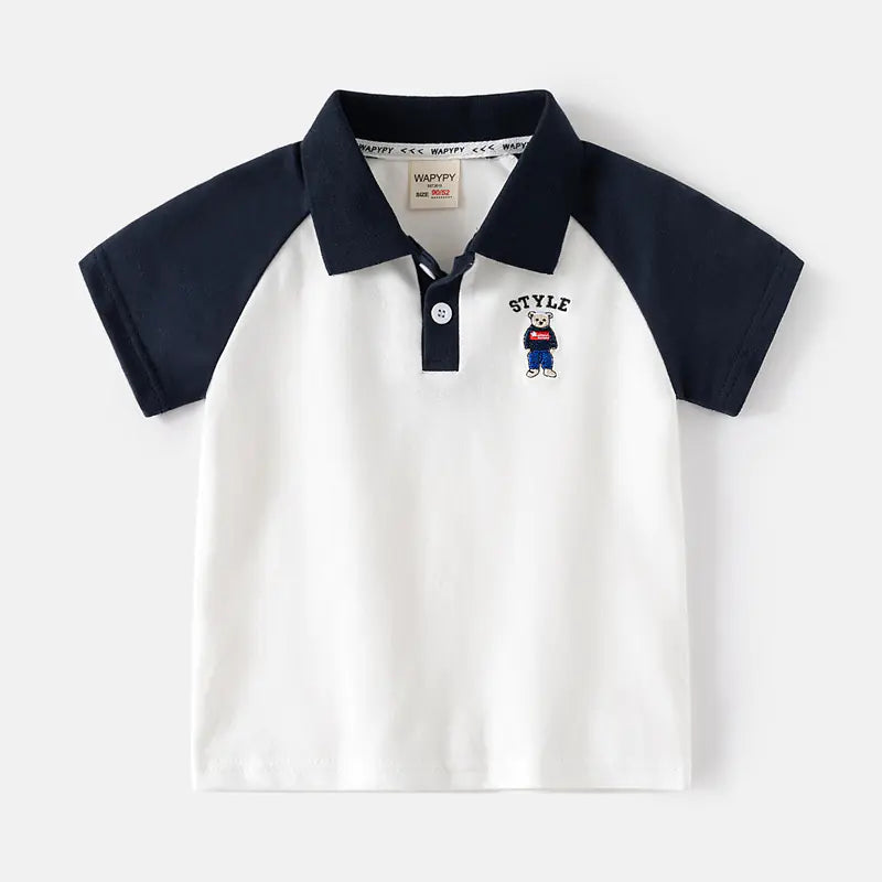 Boys' Short Sleeve T-Shirt Polo