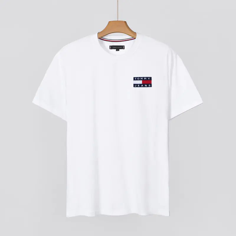 Tommy Men's Short Sleeve Cotton Crew Neck T-Shirt