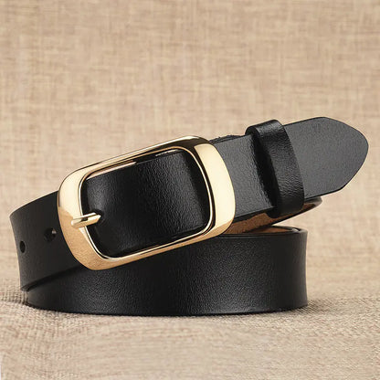 Women's Genuine Leather Belt - Versatile & Classic Style