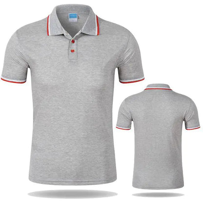 Men's Cotton Polo Short Sleeve Work T-Shirt