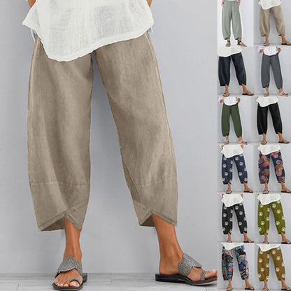 Comfortable Wide Leg Loose Casual Pants for Ladies