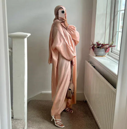 Moroccan Abaya Dress with Hijab