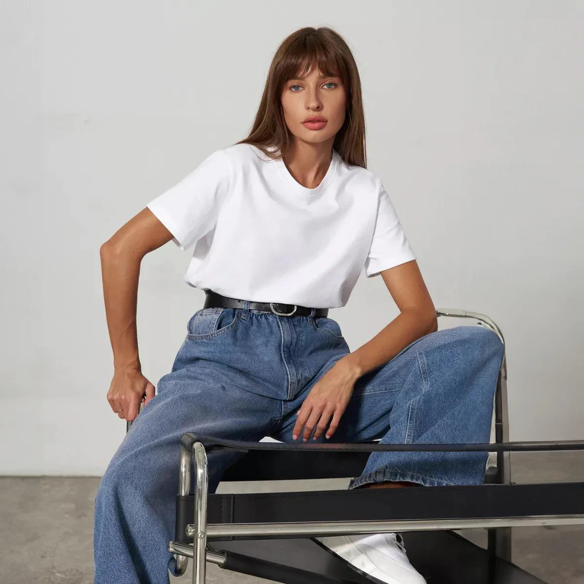 Casual Cotton Pullover T-Shirt